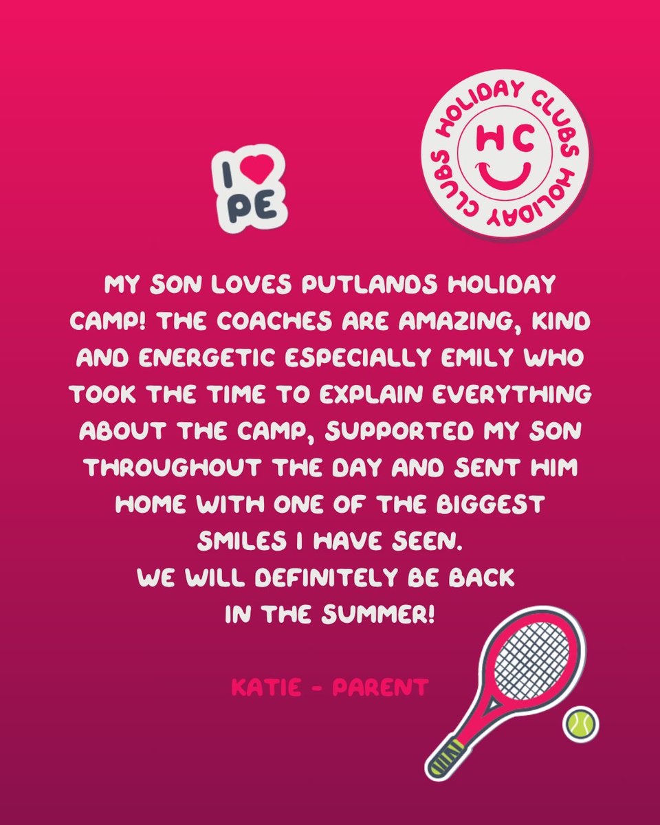 5-star fun this summer! 🌟  

Our Holiday Clubs are packed with smiles, energy &amp; unforgettable memories - just ask the thousands of happy UK families!

👉 Find your club: hubs.ly/Q03rF6Gf0

#HolidayCamps #PremierEducation #SummerHolidays #ActivitiesForKids
