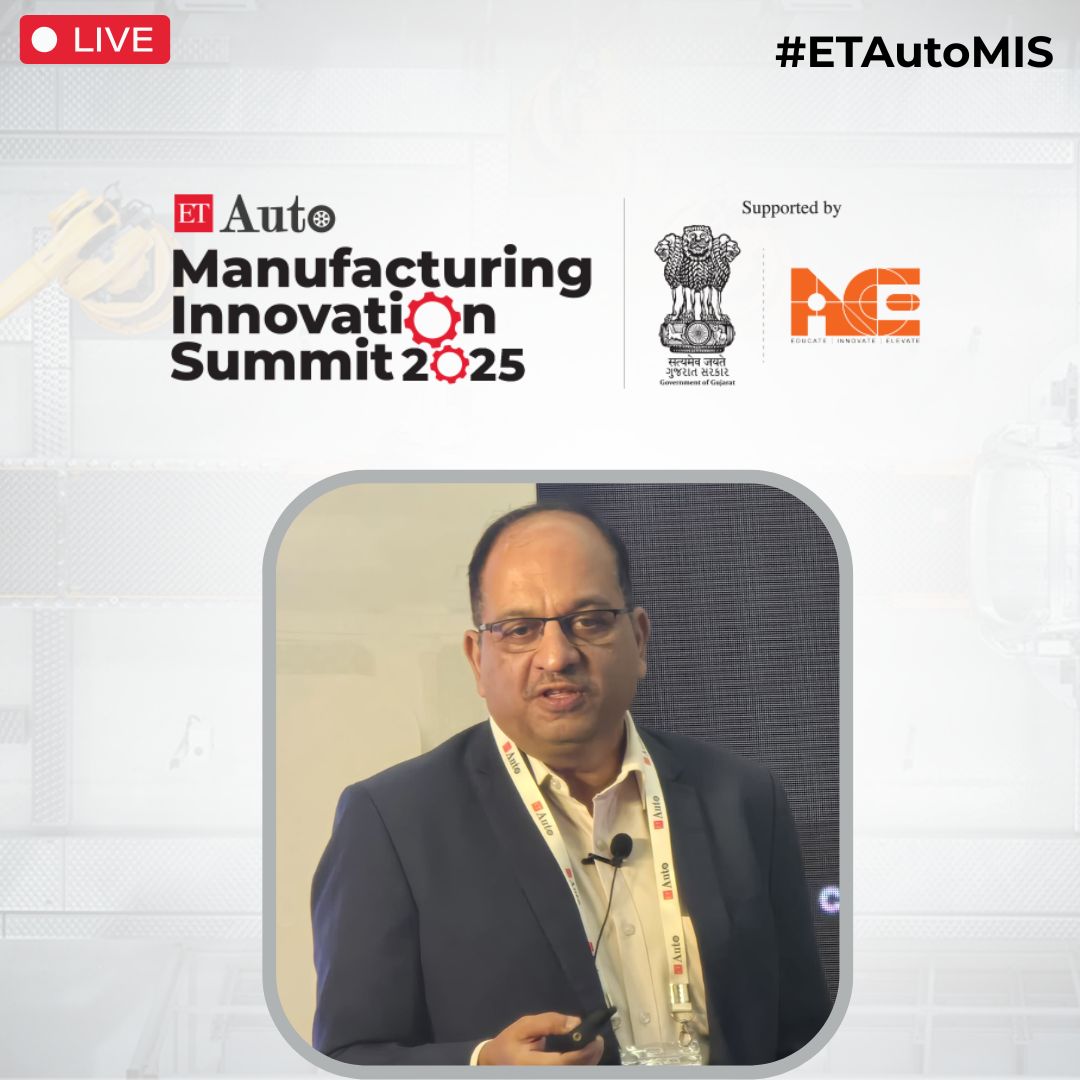 ET Auto (@etauto) on Twitter photo Sunil Mehta, AVP & Head – Customer Service, Factory Automation & Industrial Division, Mitsubishi Electric India, takes the stage to present unique insights into Japan’s approach to precision, efficiency, and smart manufacturing.
Know more: auto.economictimes.indiatimes.com
#ETAutoMIS Sunil Mehta, AVP & Head – Customer Service, Factory Automation & Industrial Division, Mitsubishi Electric India, takes the stage to present unique insights into Japan’s approach to precision, efficiency, and smart manufacturing.
Know more: auto.economictimes.indiatimes.com
#ETAutoMIS