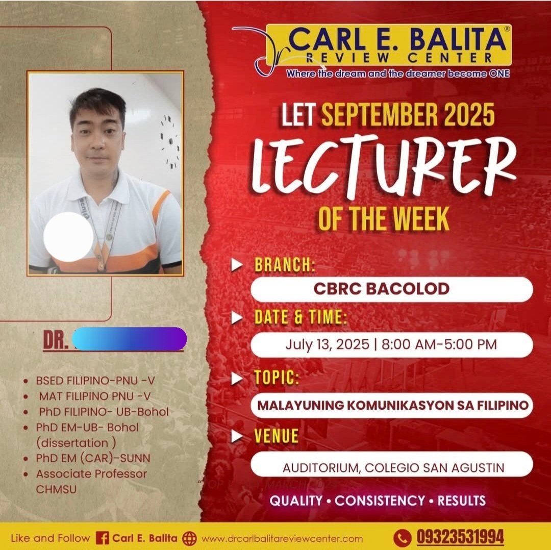 elpis_daemon's tweet photo. See youn on Sunday LET reviewees @ Carl Balita Review Center-Bacolod Branch💪💪💪 https://t.co/I4jio4Djka