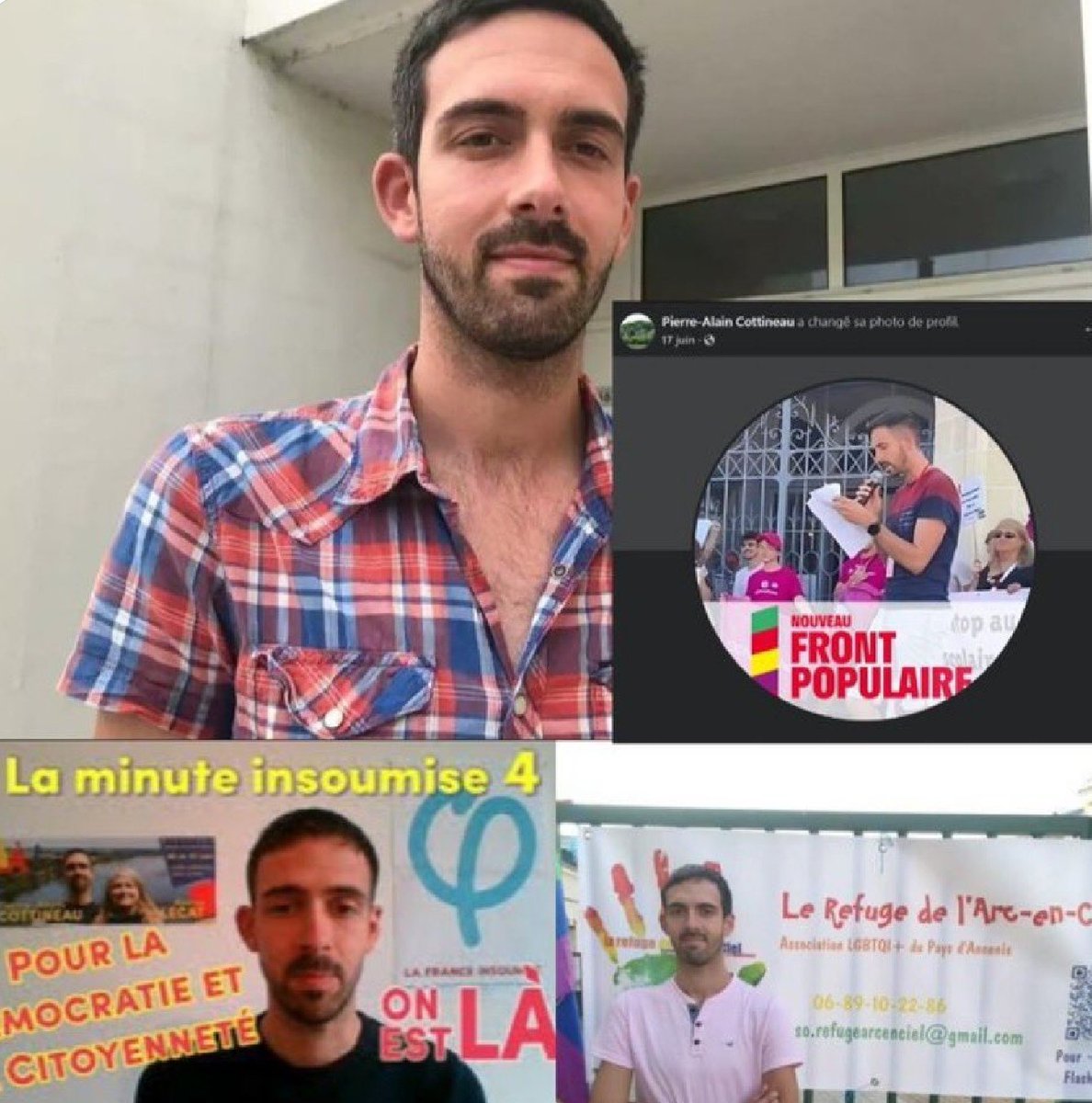 Selon le Parisien, l'horrible pédophile, assistant familial, Cottineau "apparaissait à l’extérieur comme un homme éloquent et très convaincant, mobilisé au service des plus faibles et des plus vulnérables. Militant et candidat LFI à une élection départementale en 2021, cet