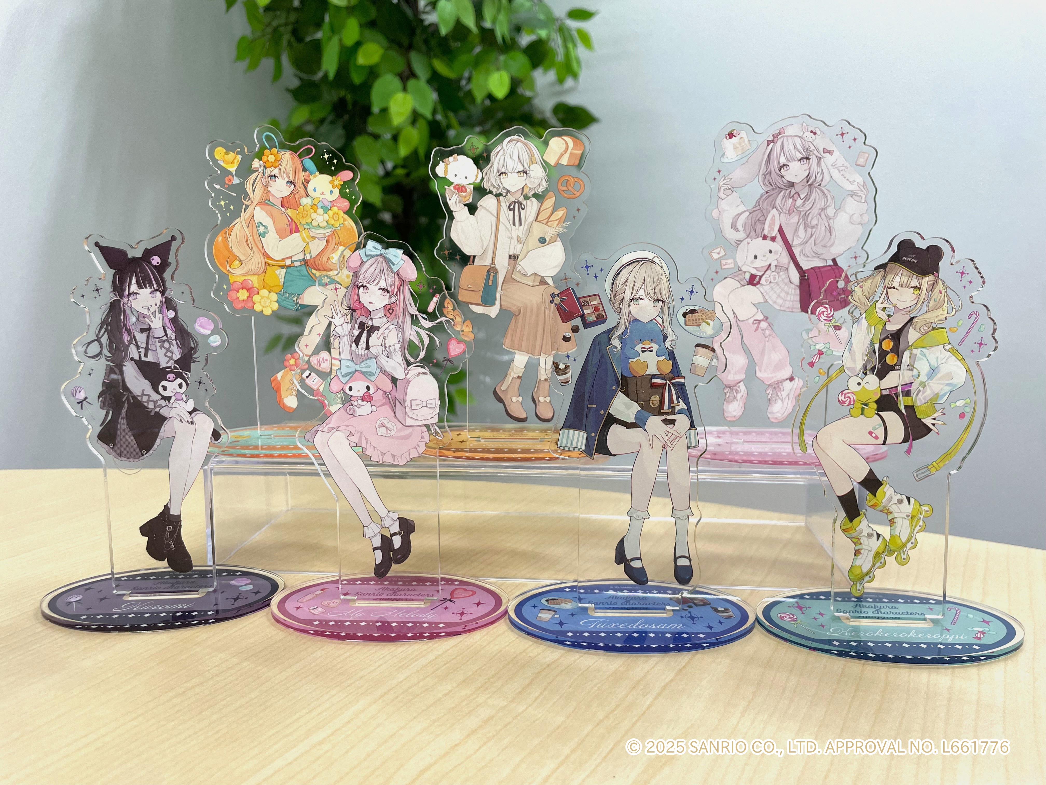 サンリオキャラクター　ミニジオラマ　コレクション プレミアム アクリルジオラマプレート 「文豪とアルケミスト