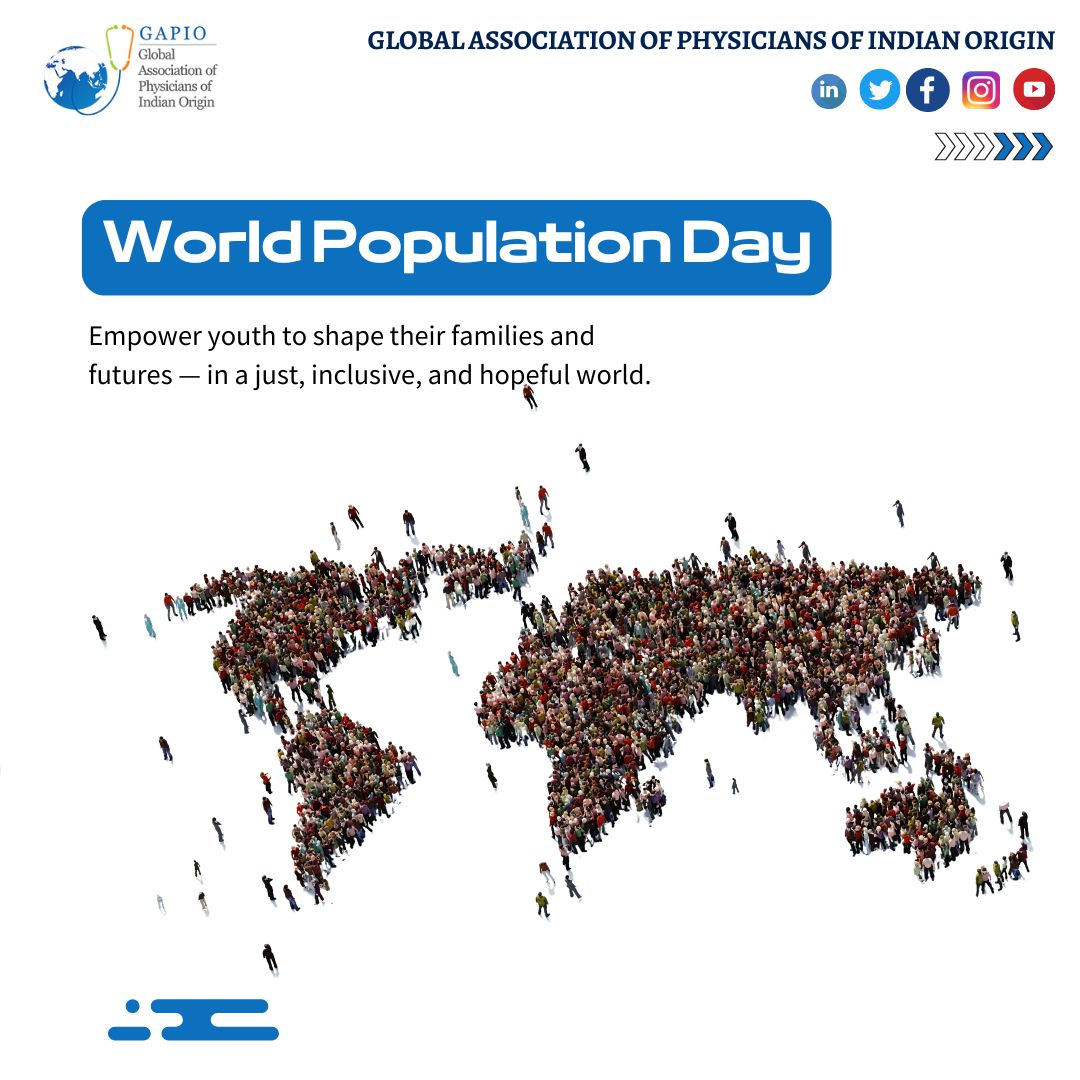 🌍 On #WorldPopulationDay 2025, we celebrate the largest youth generation ever — driving change for a fairer, healthier world.
Theme: "Empowering young people to create the families they want."

Let’s act on education, healthcare &amp; rights.
#EmpowerYouth #YouthForChange