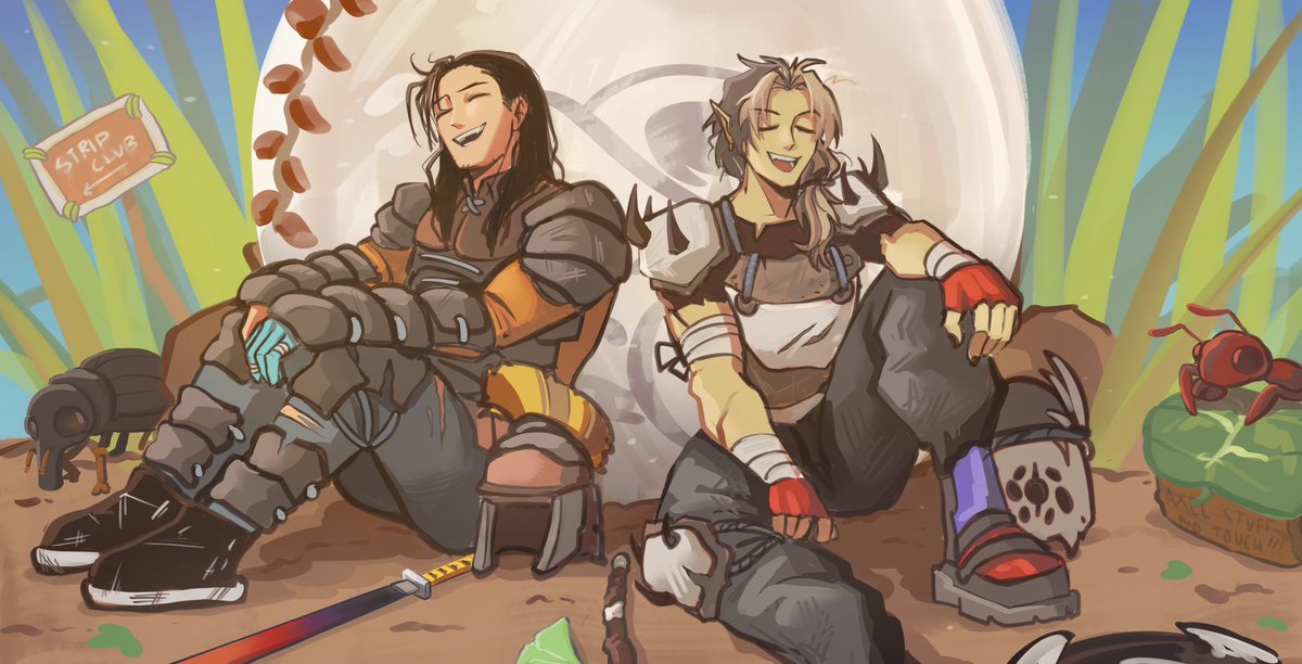 they completed grounded!! 🥳

#CrimzonMuze #JosuijiArt