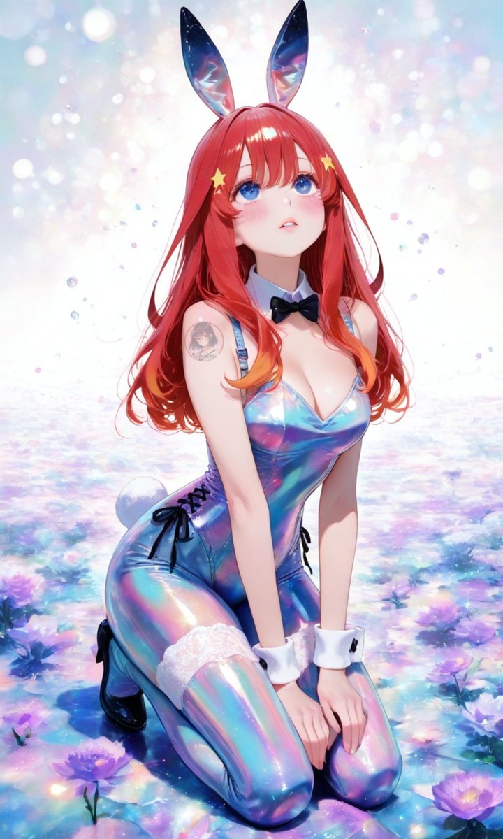 yocenakano's tweet image. #itsukinakano #nakanoitsuki #QuintessentialQuintuplets #AiArt