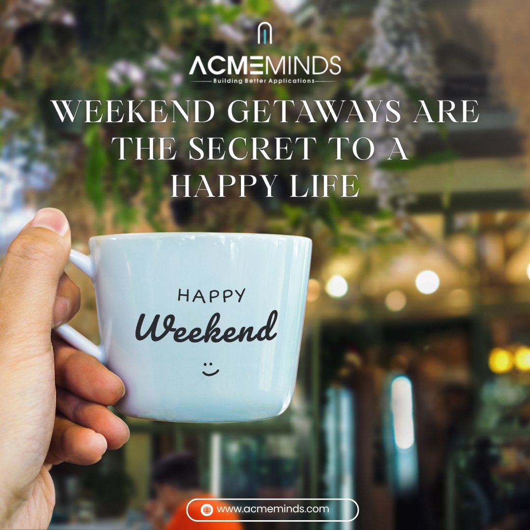 AcmemindsPvt's tweet image. In tech, we solve problems all week long — but the weekend is for debugging our minds.
💻✨ Take time to unplug, recharge, and come back with cleaner code and fresher ideas.
#ITLife #TechWeekend #WorkLifeBalance #RechargeMode #AcmeMinds #WeekendVibes