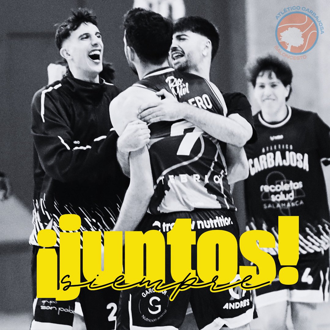 💙🏀 EQUIPO. UNIÓN. COMPROMISO.
En el Club Atlético Baloncesto Carbajosa lo tenemos claro: la fuerza del grupo está por encima de todo.
Como dice nuestro lema…
¡JUNTOS! 💪
Así alcanzamos nuestros objetivos.
Muy pronto… novedades. Y muy buenas. 👀🔥