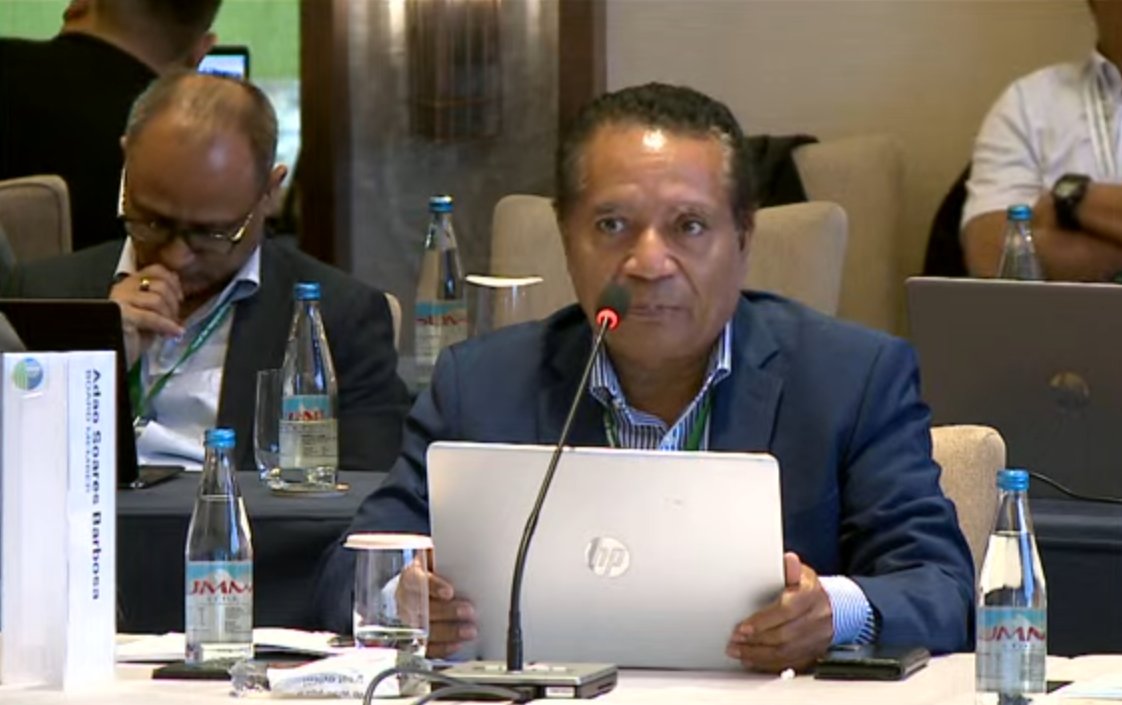 1/3. <a href="/Amb_AdaoBarbosa/">Adao Soares Barbosa</a> of Timor-Leste and the <a href="/LDCChairUNFCCC/">LDC Chair</a> calls for the development of a rapid disbursement cycle for the start up phase of the Fund for Responding to #LossAndDamage (FRLD) at the sixth meeting of the Board.