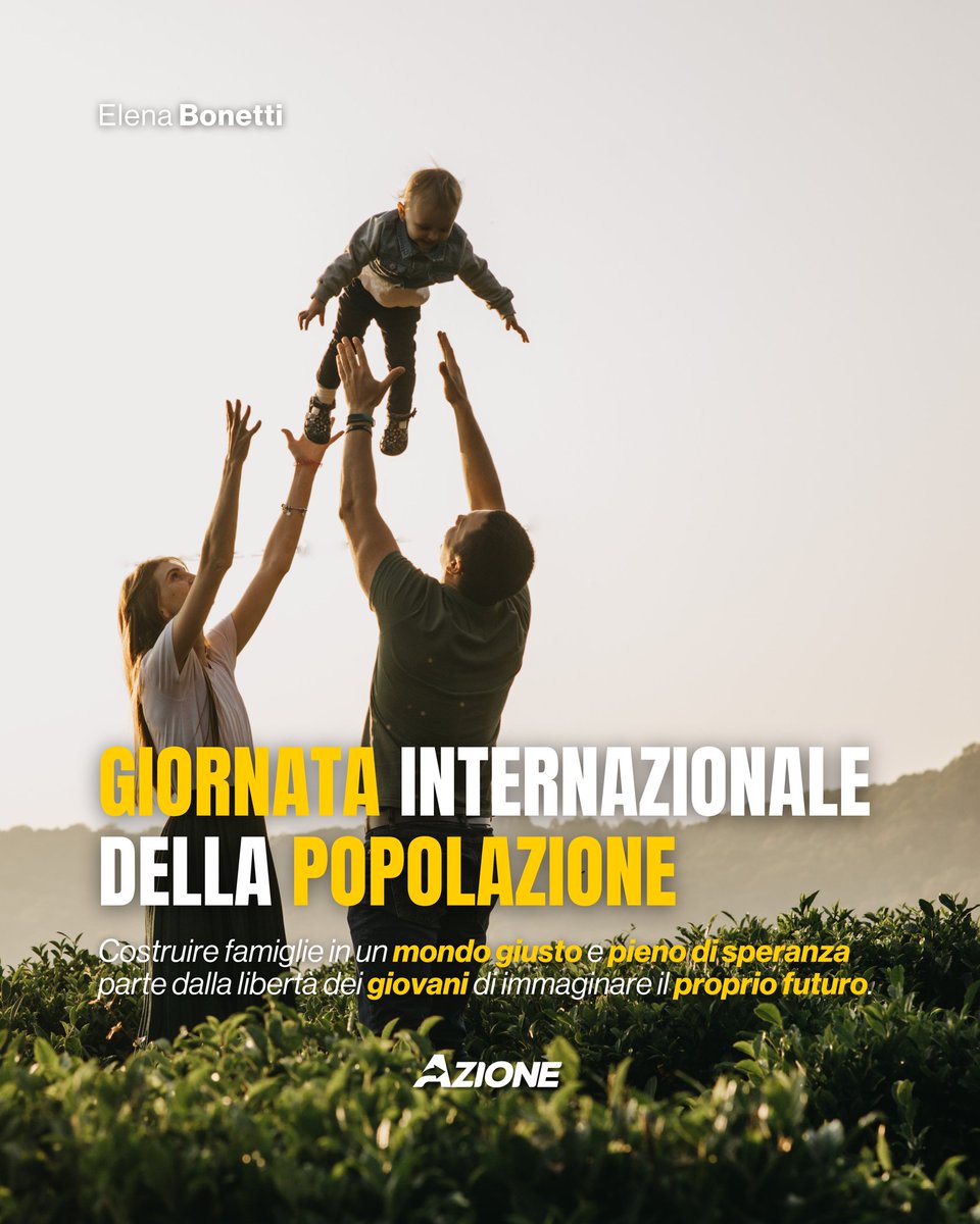 elenabonetti's tweet image. 📆 L’11 luglio è la Giornata Mondiale della Popolazione.
Un’occasione per riportare al centro un tema che è cruciale per il futuro dell’Italia e dell’Europa: la demografia è una responsabilità politica.
Quando parliamo di natalità, invecchiamento, migrazioni non possiamo piu…