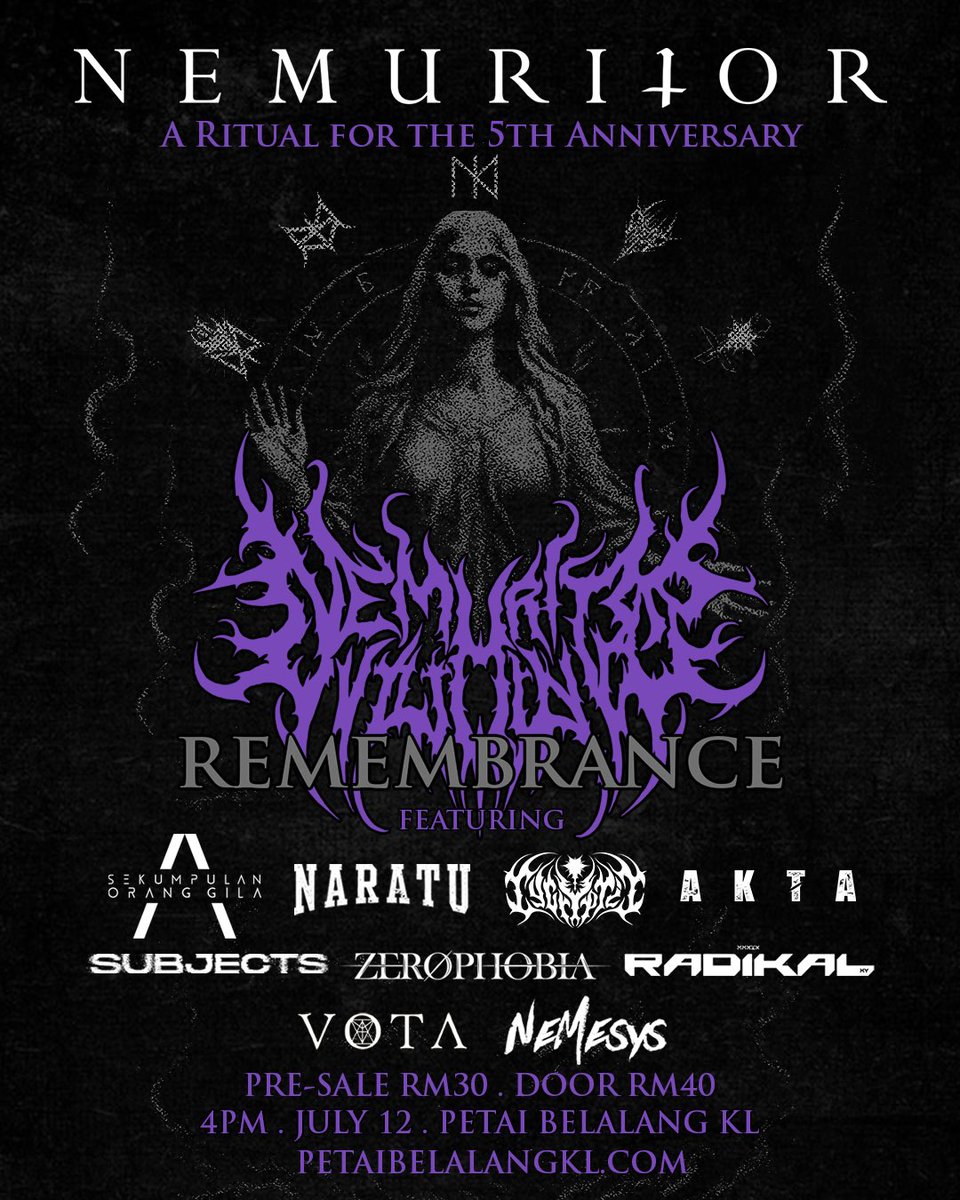 Tiket MCR dh sold out?
Jangan risau tiket untuk acara esok masih available. Hari ni last presale dan boleh beli secara door.

Mari kita emoSHING together! 🥀