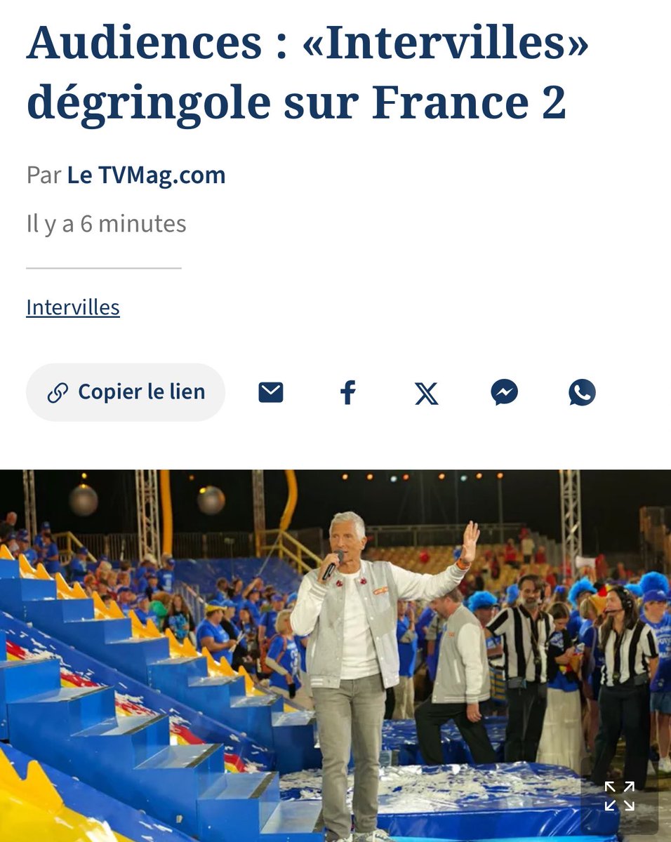 Sans surprise, la semaine dernière les Français étaient au rendez-vous pour le retour d’une émission phare qui a enchanté leur passé : Intervilles. 

Puis 7 jours plus tard, quand ils ont découvert cette version bobo woke sans vachettes présentée par le donneur de leçons Nagui,