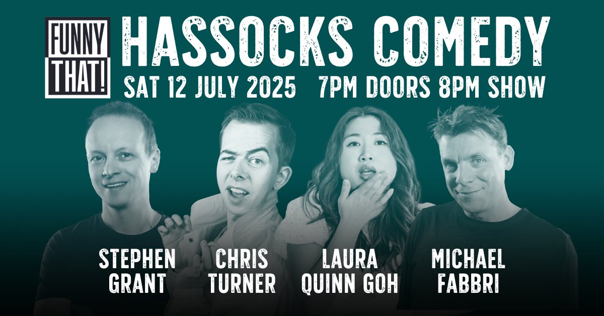 Funny That (@funnythatcomedy) on Twitter photo THIS SUNNY SATURDAY!!!!
MC <a href="/stephencgrant/">Stephen Grant</a> hits up Hassocks along with;
⭐ <a href="/ChrisPJTurner/">Chris Turner</a>
⭐ @LauraQuinnGoh
⭐ <a href="/MichaelSFabbri/">Michael Fabbri</a>
All at the <a href="/HassocksHotel/">The Hassocks</a> - where the drinks flow freely and they always have an amazing food truck on standby!!!
#hassocks #hassockscomedy THIS SUNNY SATURDAY!!!!
MC <a href="/stephencgrant/">Stephen Grant</a> hits up Hassocks along with;
⭐ <a href="/ChrisPJTurner/">Chris Turner</a>
⭐ @LauraQuinnGoh
⭐ <a href="/MichaelSFabbri/">Michael Fabbri</a>
All at the <a href="/HassocksHotel/">The Hassocks</a> - where the drinks flow freely and they always have an amazing food truck on standby!!!
#hassocks #hassockscomedy