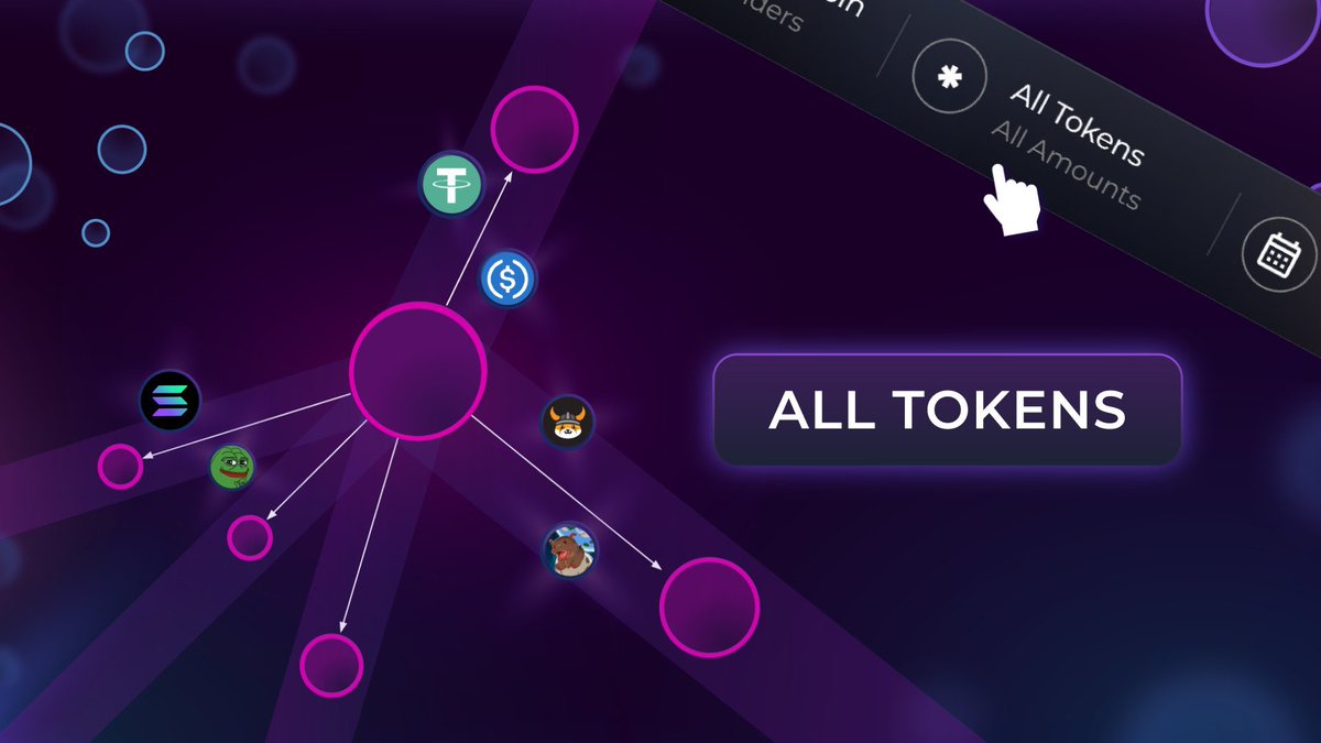 woryin_Crypto's tweet photo. GM to everyone.

@bubblemaps just dropped ADVANCED FILTERING 👀

No more noise, just pure alpha.

You can now filter transfers:

by chain
by token
by amount

Perfect tool for spotting on-chain patterns faster.

gBubble to everyone! https://t.co/mWRYutAkn5