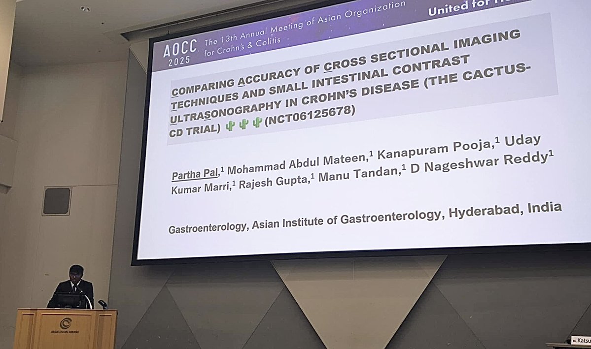 ibd_pal's tweet image. 🇯🇵 Honoured to be at #AOCC2025 Chiba!
🏆 Best Oral Presentation for CACTUS-CD trial (penultimate results)
🎖️ IUS Primer Award for TRINITY study
🎤 Chaired IUS Oral Session with esteemed Japanese colleague
👋 👏to the organisers … met friends &amp;amp; mentors ! @BowelUltrasound