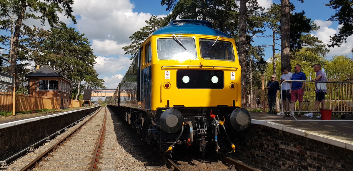 GWSR Diesels (@gwsrdiesels) on Twitter photo **ROSTER CHANGE**
☀️🌡☀️
Due to the forecast high temperatures this weekend (12/13 July), Diesel will replace Steam on all scheduled services on Saturday and Sunday. ☀️🌡☀️
A decision will be made later regarding any ongoing changes.
<a href="/GWSR/">Gloucestershire Warwickshire Railway</a> <a href="/TheGrowlerGroup/">The Growler Group</a> <a href="/BT4Fund/">Brush Type 4 Fund</a> **ROSTER CHANGE**
☀️🌡☀️
Due to the forecast high temperatures this weekend (12/13 July), Diesel will replace Steam on all scheduled services on Saturday and Sunday. ☀️🌡☀️
A decision will be made later regarding any ongoing changes.
<a href="/GWSR/">Gloucestershire Warwickshire Railway</a> <a href="/TheGrowlerGroup/">The Growler Group</a> <a href="/BT4Fund/">Brush Type 4 Fund</a>
