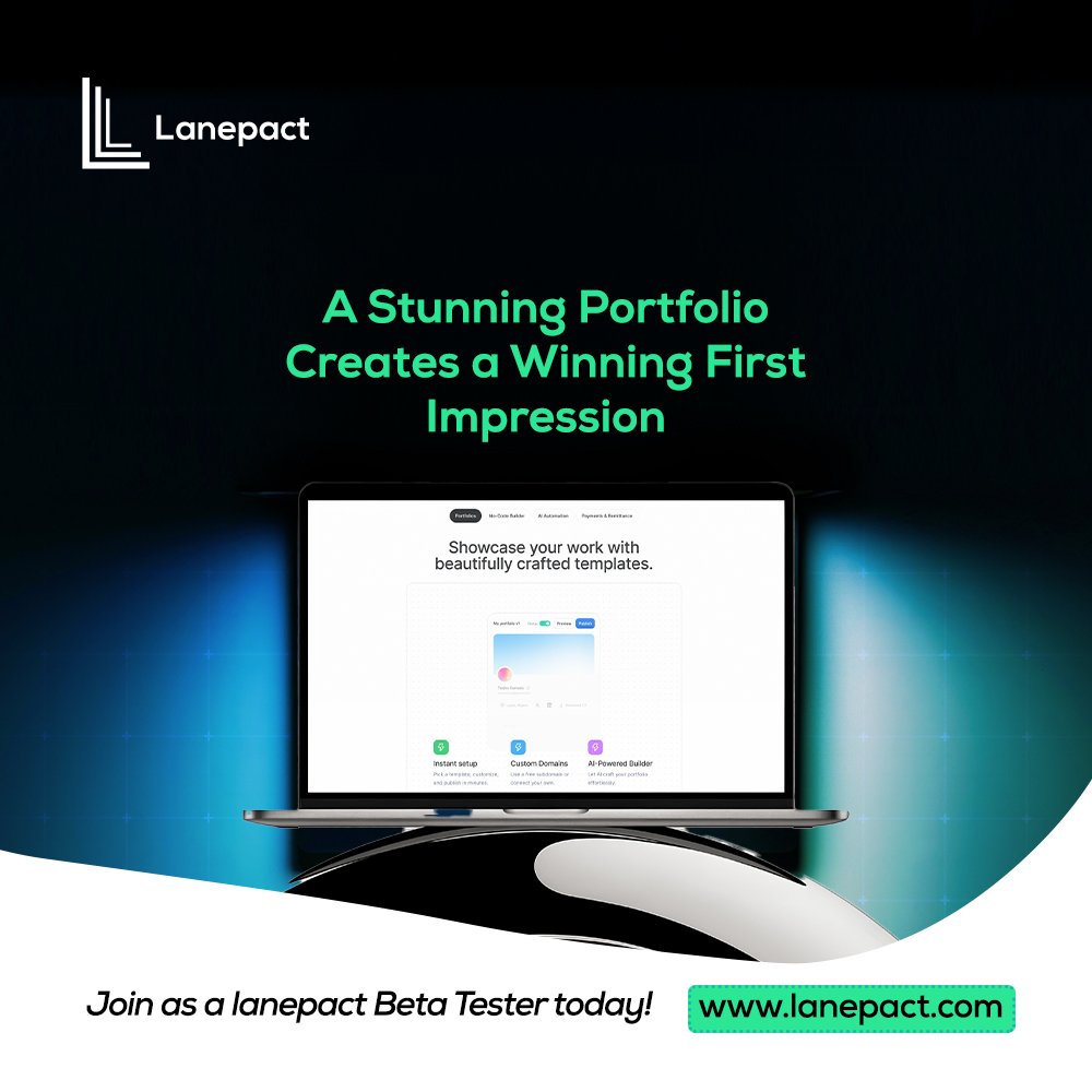 lanepact's tweet image. Portfolios that catch eyes. Stories that build trust. Built with zero code.
#DesignSmart #DigitalProof #LanepactTools
