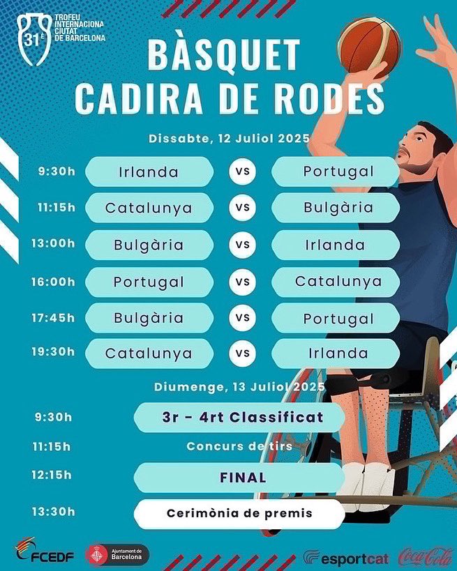 4 esportistes jugarán amb la Selecció Catalana <a href="/fcedf_/">FCEDF</a>  aquest cap de setmana el Torneig Ciutat de Barcelona:
Oscar Pérez, Iván Bustos, María Heras i Alejandro Baca.
I com a seleccionador de 🇵🇹 estarà el nostre nou entrenador, Oscar Trigo

💙❤️#ForçaBarça