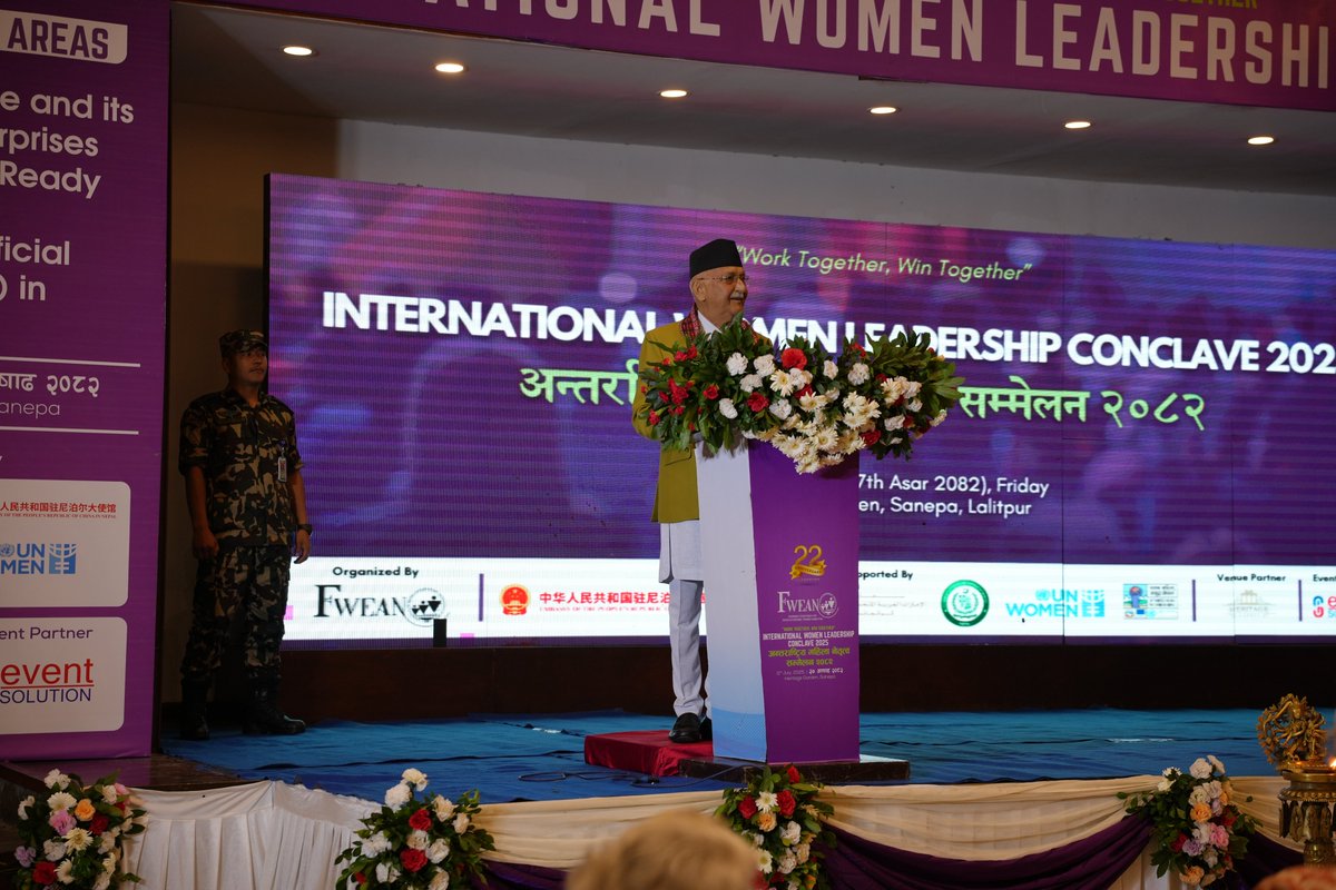 unwomennepal's tweet image. "Digital tools can unlock women’s entrepreneurial potential but only if we bridge the digital divide."
At #IWLC2025 our Rep @patriciaunwomen called for inclusive digital policies to empower women across Nepal.
@FWEANepal #DigitalInclusion #GenderEquality