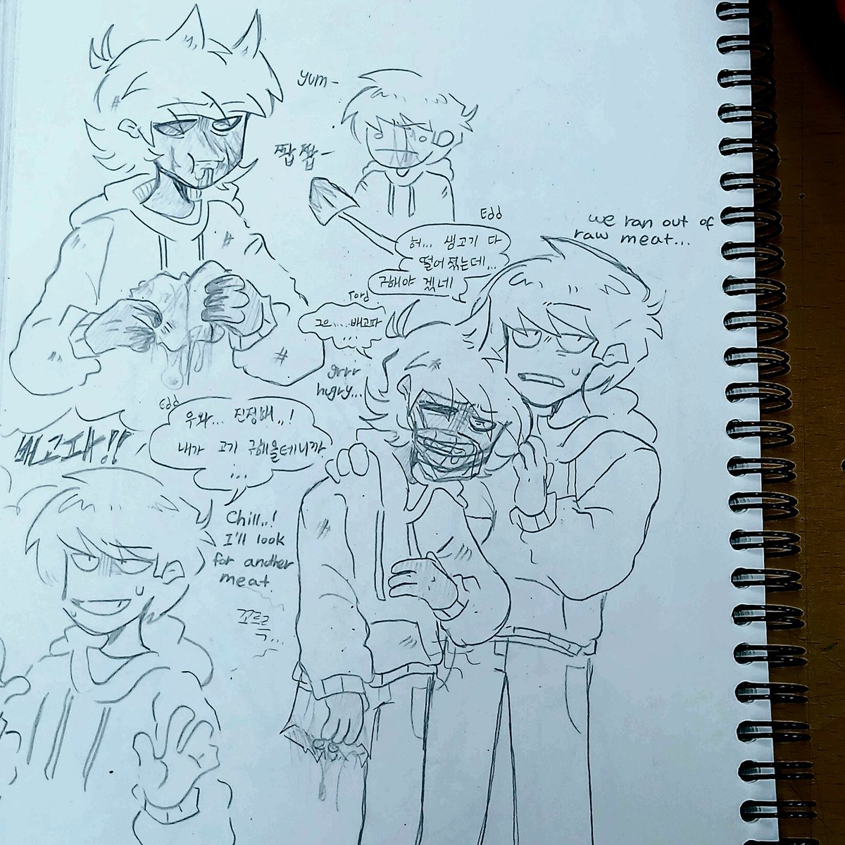 Simu_Y4's tweet photo. 🧟‍♂️❤️💚 #eddsworld #edd #tord #eddtord #tordedd https://t.co/hY4vhip080