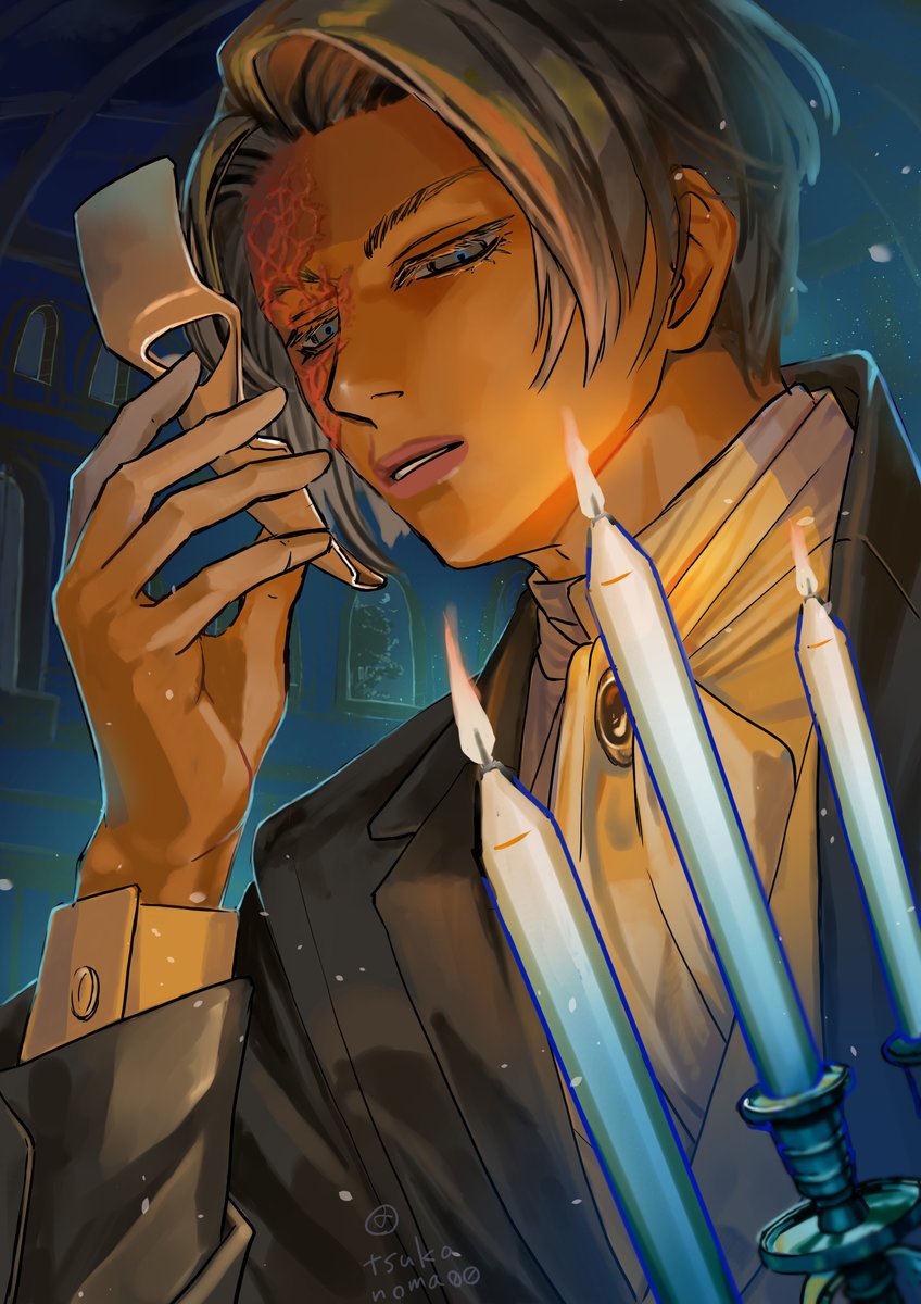 tsukanoma00's tweet image. 「仮面の下を見た後でも、私の顔が美しいなどと言えるんですか？」
#oc #イラスト