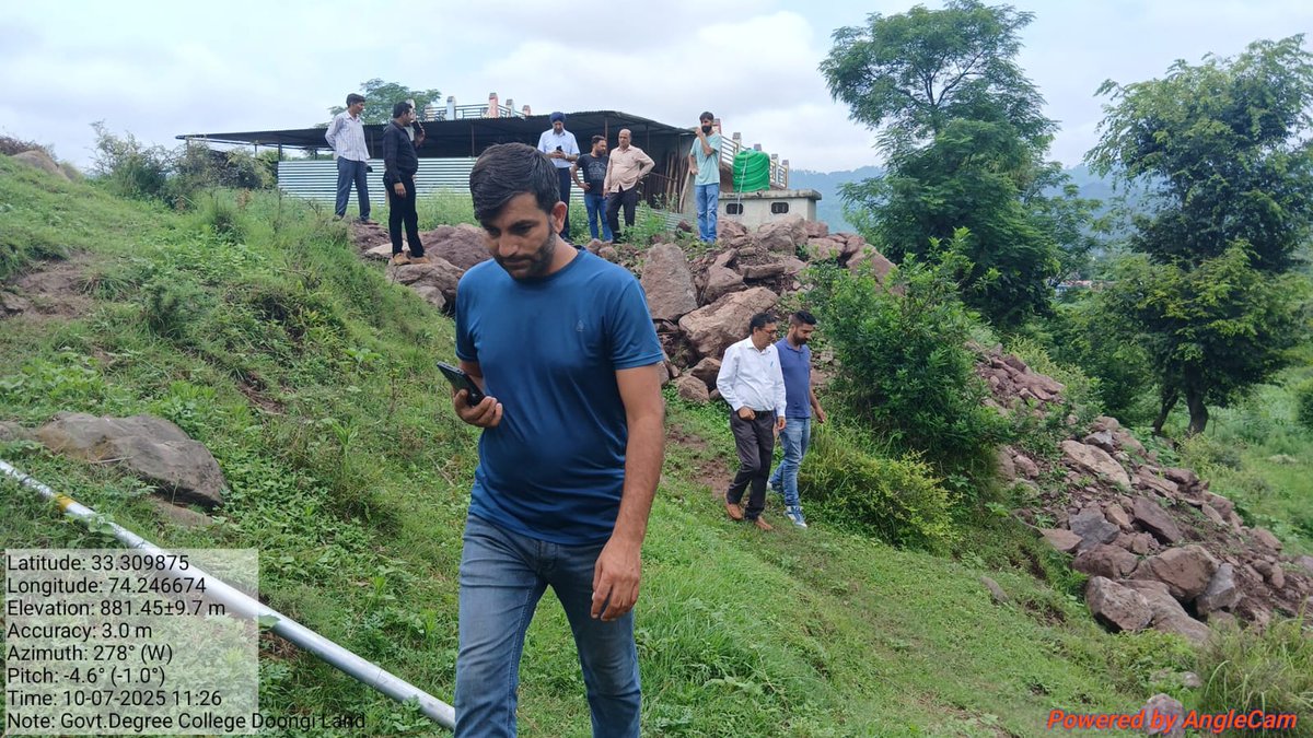 District Admn Rajouri (@dmrajouri) on Twitter photo Demarcation of land proposed for Degree College #Doongi carried out in presence of Revenue officials and the Principal.
A step forward in strengthening higher education infrastructure in the region!
<a href="/diprjk/">Information & PR, J&K</a> <a href="/Abhi1shrma/">Abhishek Sharma</a>
<a href="/PIBSrinagar/">PIB in Jammu Kashmir & Ladakh</a> <a href="/ddnews_jammu/">DD NEWS JAMMU | डीडी न्यूज़ जम्मू</a>
<a href="/DioRajouri/">Information & PR Rajouri</a> Demarcation of land proposed for Degree College #Doongi carried out in presence of Revenue officials and the Principal.
A step forward in strengthening higher education infrastructure in the region!
<a href="/diprjk/">Information & PR, J&K</a> <a href="/Abhi1shrma/">Abhishek Sharma</a>
<a href="/PIBSrinagar/">PIB in Jammu Kashmir & Ladakh</a> <a href="/ddnews_jammu/">DD NEWS JAMMU | डीडी न्यूज़ जम्मू</a>
<a href="/DioRajouri/">Information & PR Rajouri</a>