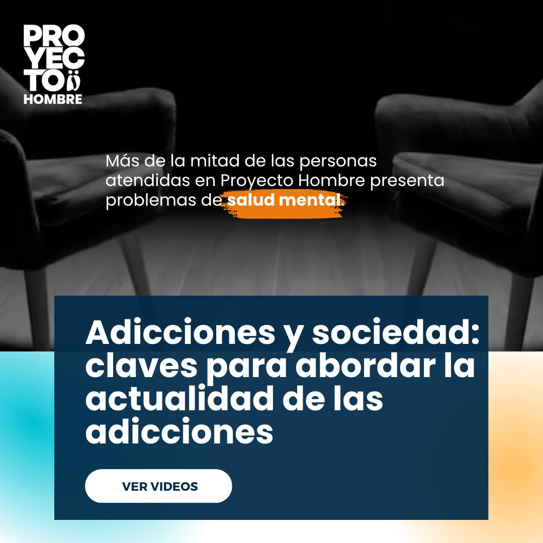 💬 #VideosAdiccionesYSociedad El estigma que rodea a la salud mental y las adicciones es doble, injusto y doloroso. En Proyecto Hombre trabajamos para transformar la mirada social y construir entornos de apoyo, no de juicio.
👉bit.ly/3GemVWk