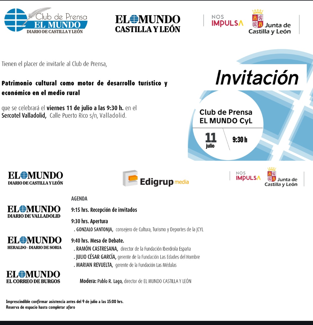 HOY se celebra un interesante foro sobre la importancia del turismo cultural como motor económico.Abre la jornada el consejero de cultura de la <a href="/jcyl/">Junta de Castilla y León</a> .