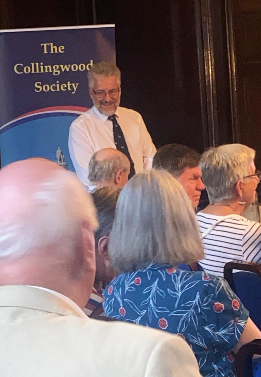 PhilipKAllan's tweet image. Last night I was in Newcastle giving a talk to the Collingwood Society.
What a splendid gathering, a really good audience of well-informed and hospitable people. The admiral’s memory is in safe hands.
#trafalgar #ageofsail #royalnavy