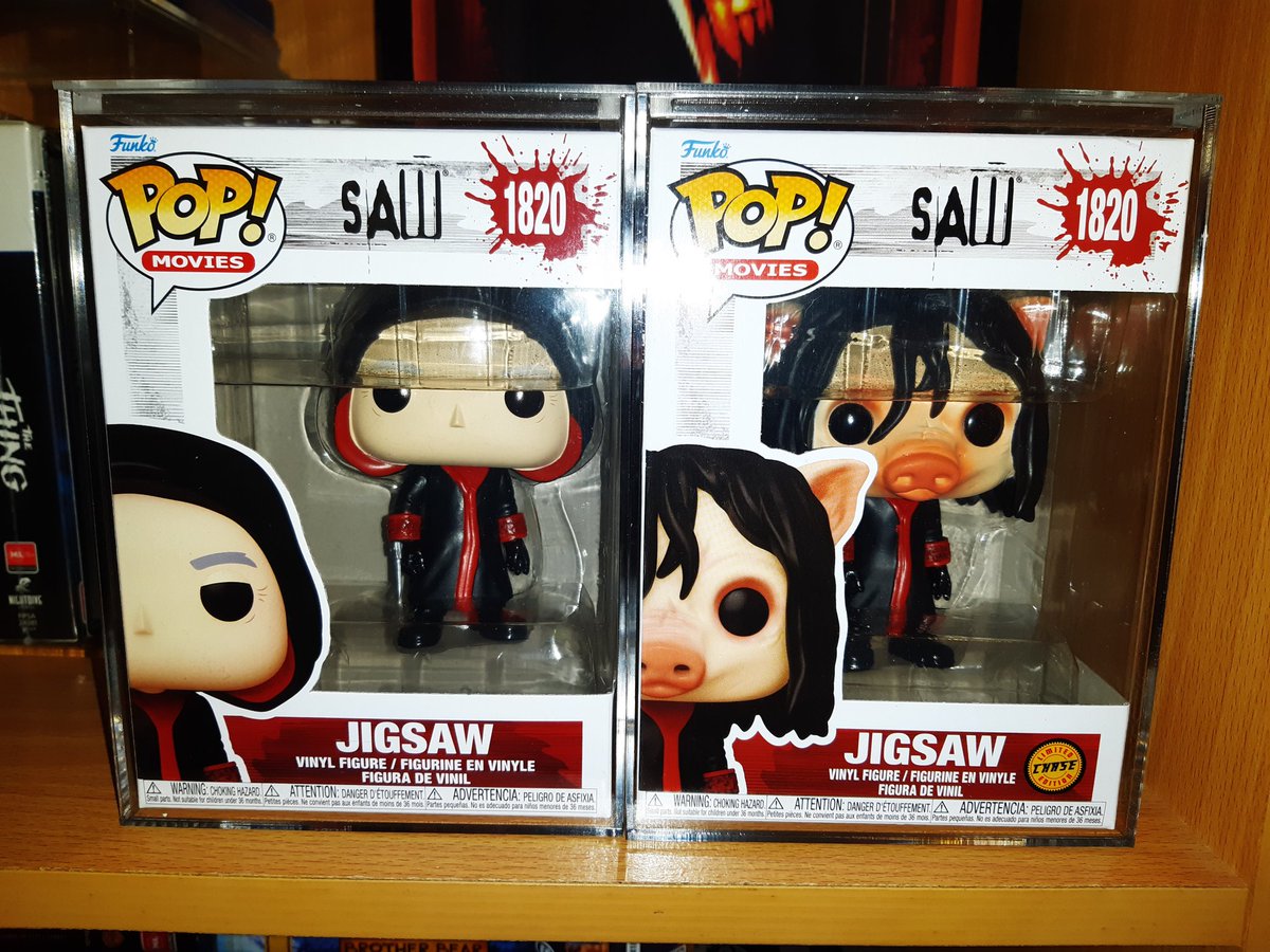 EpicKodamon's tweet image. 😱I got both common and chase!😱pops today of jigsaw from the saw franchise but the chase should of said Amanda imo. 🥳😍🥰 
#FunkoPOP #funkocommunity #FunkoPOPNews #Funko #Collector #CHASE #Collectibles #SAW #Jigsaw #Movies #HorrorCommunity #horror #HorrorMovies