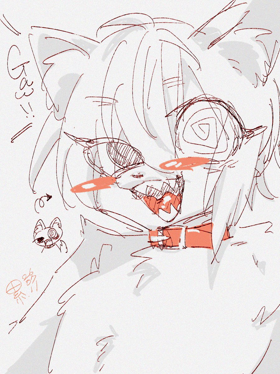 ギザ歯描きたかったけどギザ歯の自創作居なかった😞のでオリケモの擬人化した
とても解釈違い