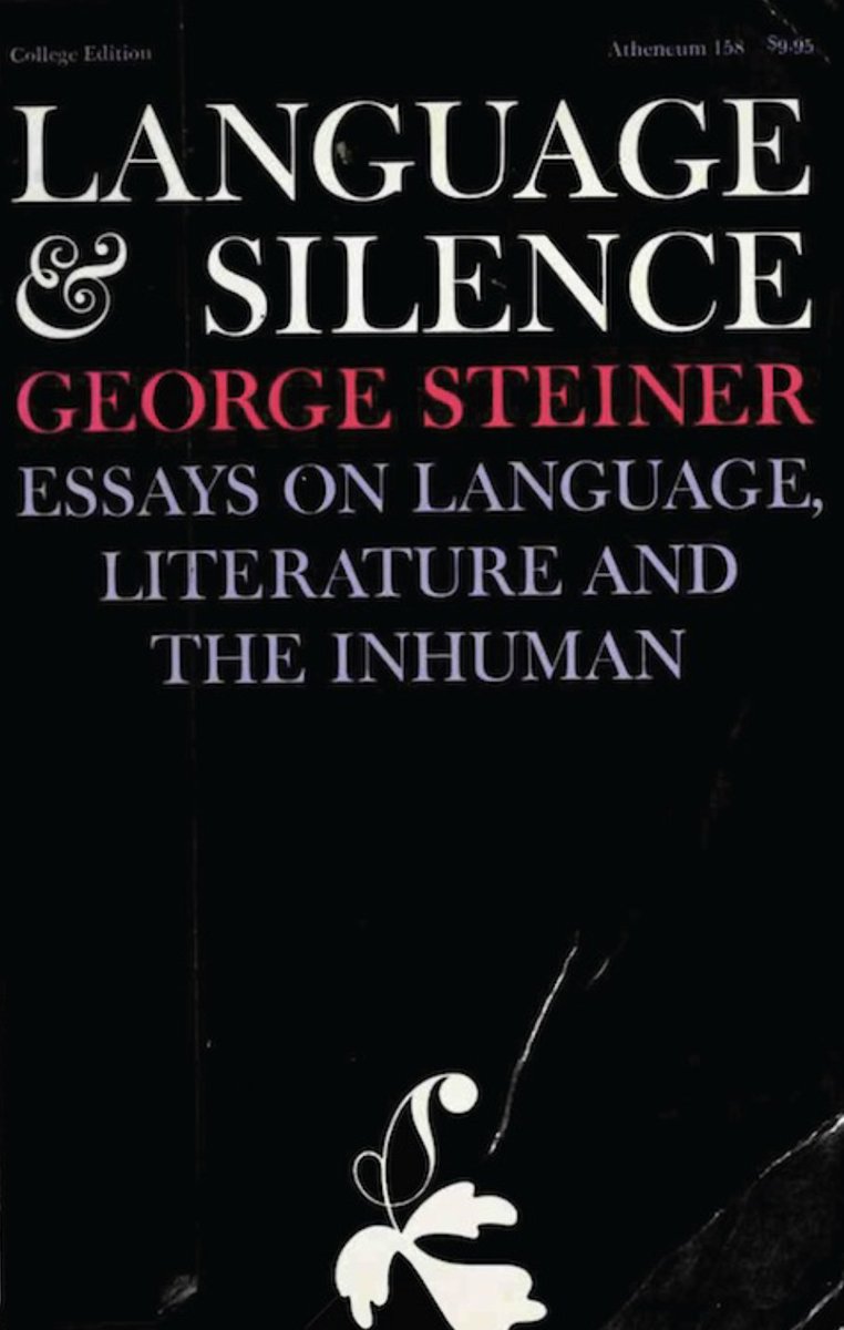 «El raquitisme del llenguatge ha condemnat bona part de la literatura moderna a la mediocritat.»
George Steiner, assagista nord-americà (1929-2020)
via @Rodamots ‘la frase del dia’