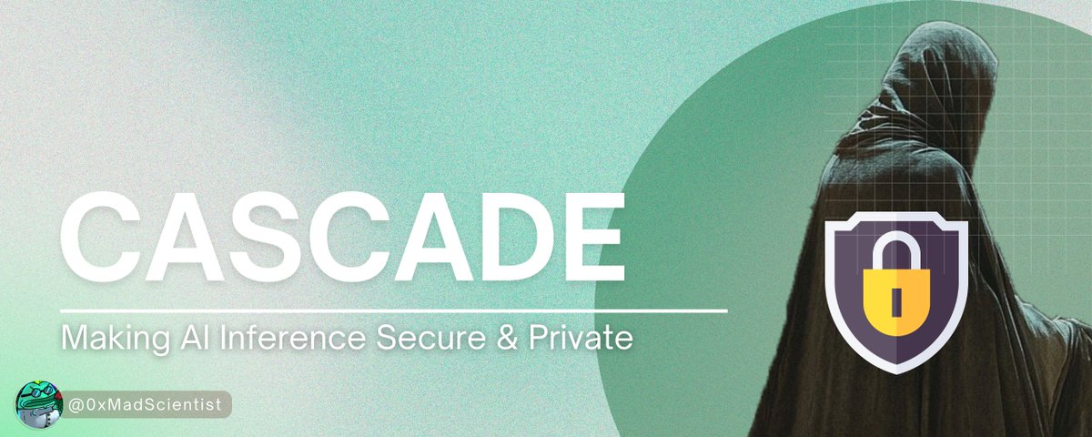 🔐 Cascade is Making LLM States Secure &amp; Private

The problem: LLMs protect user data during AI inference by permuting (i.e. shuffling) the model's internal data (hidden states).  Ritual Labs has shown that it's possible for attackers to unshuffle those hidden states and