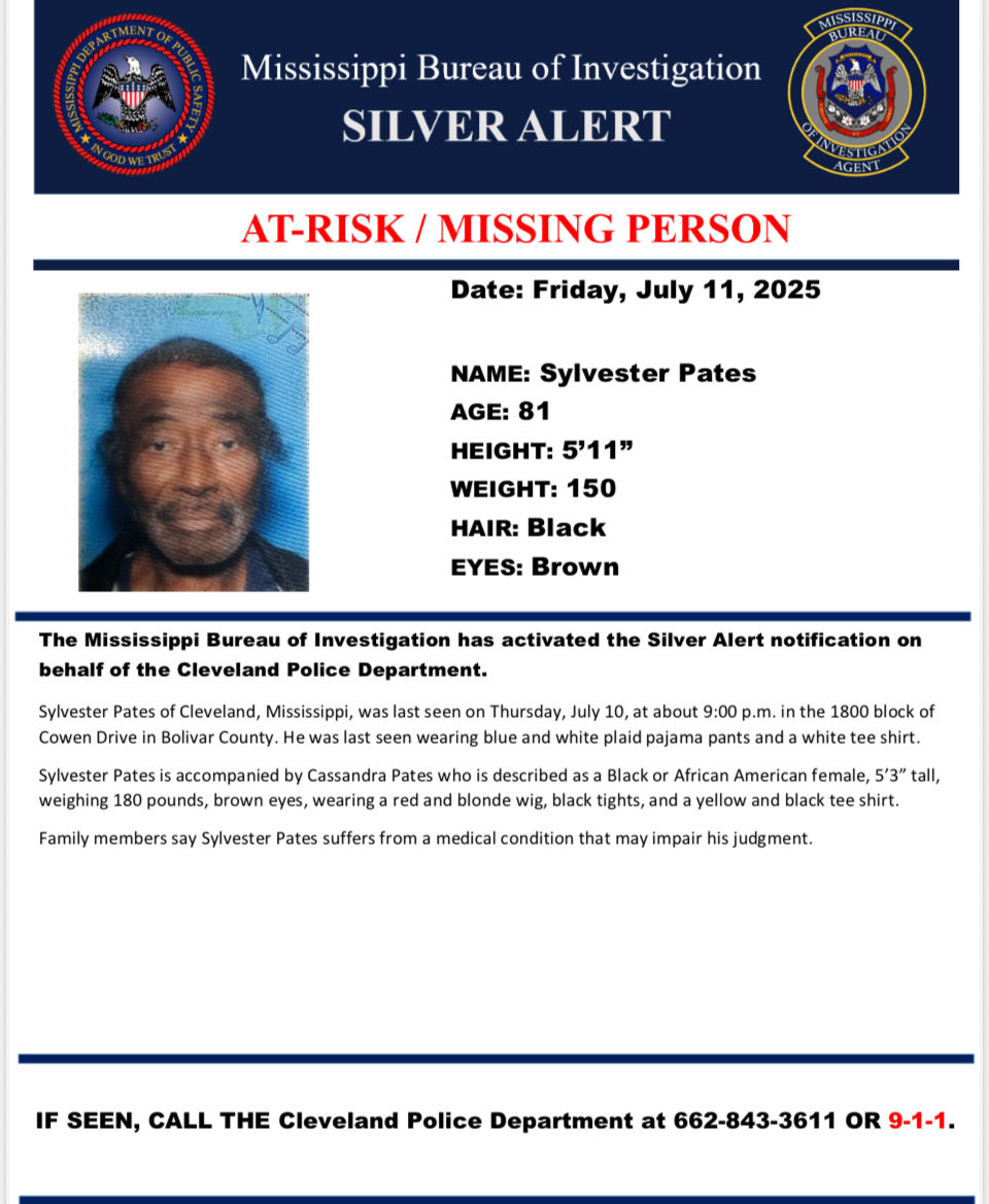 Silver Alert - Sylvester Pates