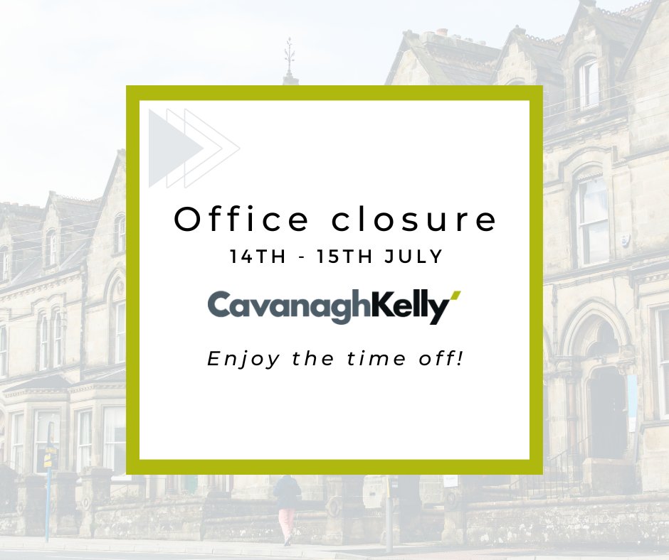 Friendly reminder that our office will be closed 14th-15th July. We hope everyone enjoys the long weekend! ☀️