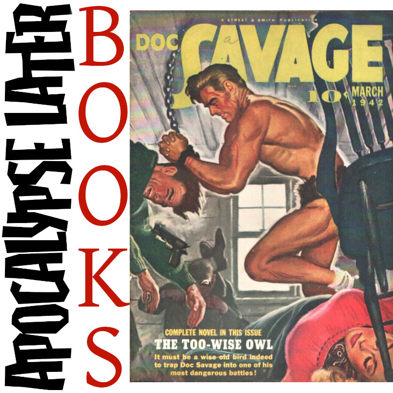 ApocLaterEmpire's tweet image. I review books at the @NamelessZine, which publishes monthly on the 15th.
The 109th Doc Savage is a weak novel full of wonderful moments, including a fourteen year old who can and does out-Johnny Johnny with vocabulary.
Kenneth Robeson - The Too-Wise Owl
thenamelesszine.org/Voices-2025/To…