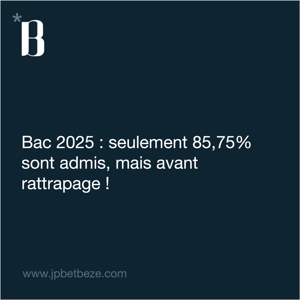 #bac #réussite #rattrapage