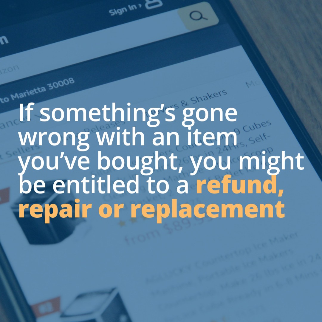 CitizensAdvice's tweet image. Bought something that's faulty?
If you're not sure what your rights are, our online tool can help ⤵️
citizensadvice.org.uk/consumer/somet…