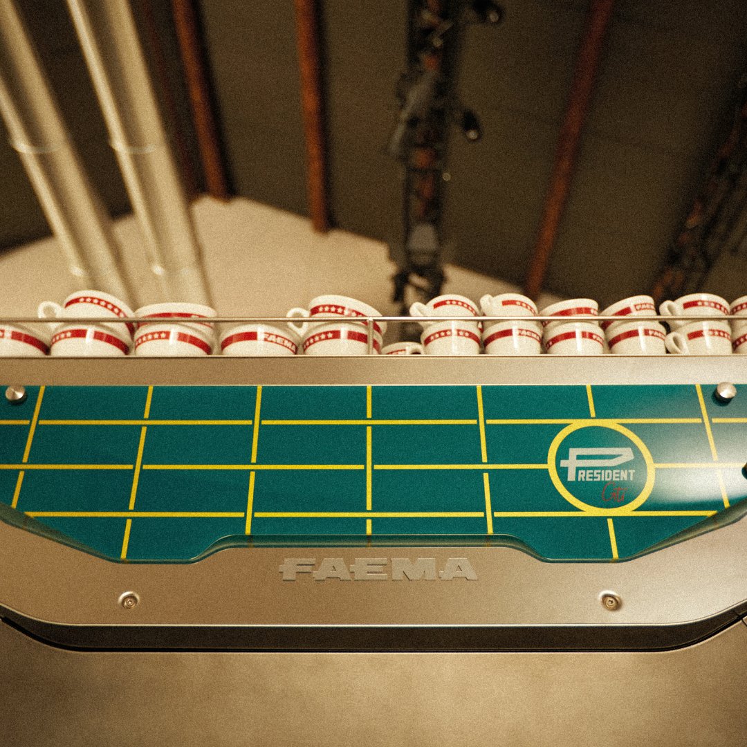 Meet the Red Dot winning Faema President GTi espresso machine!

Blending iconic 1960s models with new technology and endless customisable opportunities, it gives baristas absolute control.

Learn more here: faema.com/uk-en/product/…

#CoffeeMachine #Faema