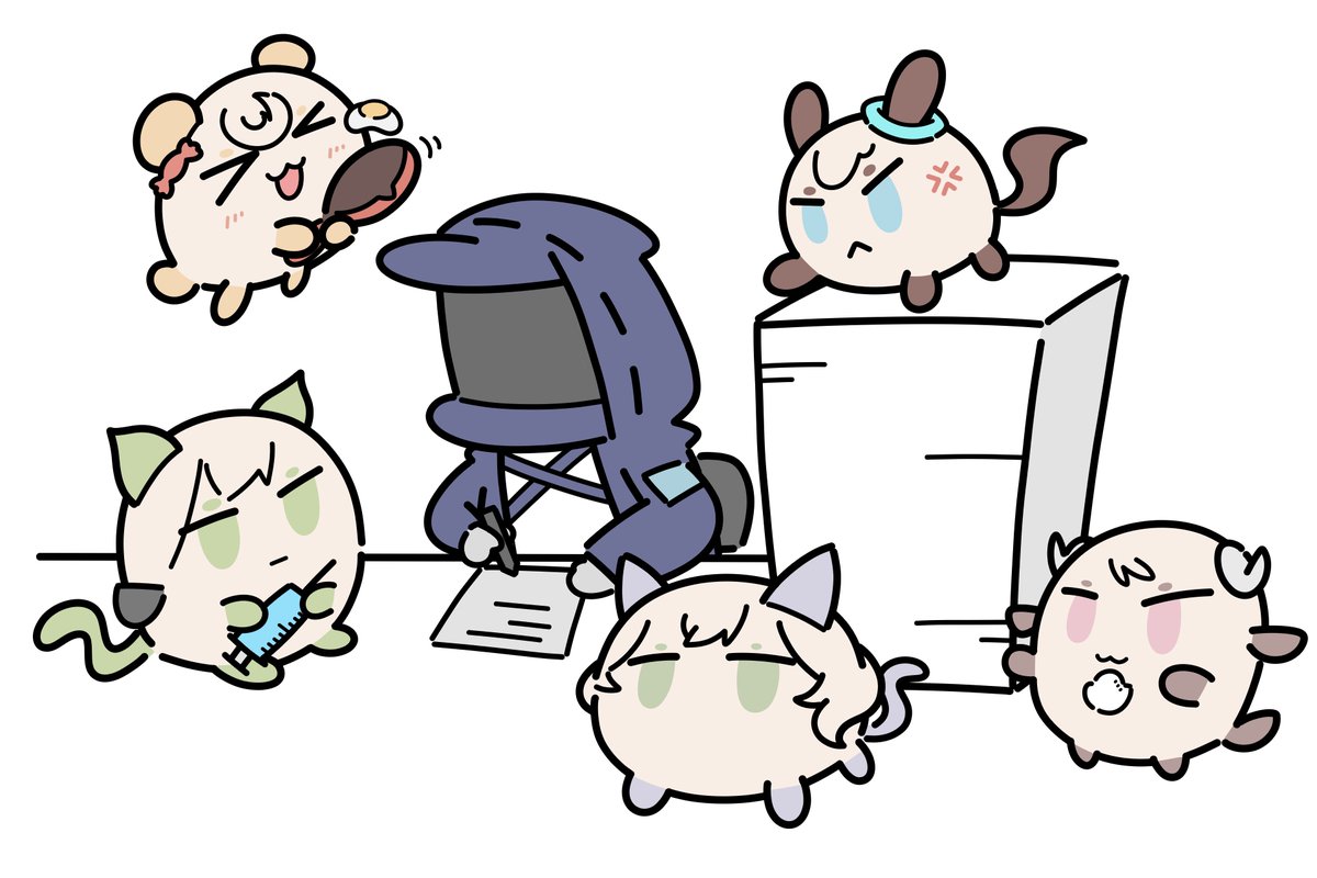 suttobi_neko's tweet image. 全オペレーターのパオパオが見たい！