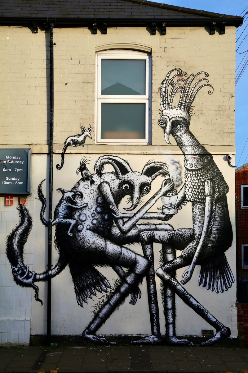 Dave: The Steel City Snapper (@steelcitysnaps) on Twitter photo Hot off the press, a brand new #Phlegm mural in Hillsborough that was completed yesterday! “Nocturnal Forest Creatures” for <a href="/HboroTogether/">Hillsborough Together</a>, I’ve always loved his style, and this is another classic 👌 <a href="/streetartsheff/">Street Art Sheffield</a> #PhlegmArt #Sheffield Hot off the press, a brand new #Phlegm mural in Hillsborough that was completed yesterday! “Nocturnal Forest Creatures” for <a href="/HboroTogether/">Hillsborough Together</a>, I’ve always loved his style, and this is another classic 👌 <a href="/streetartsheff/">Street Art Sheffield</a> #PhlegmArt #Sheffield