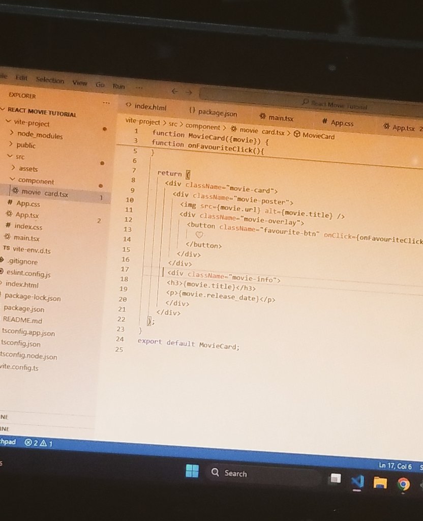 TechTinkeress's tweet image. 🥰started something small during the process
- Dozed off like 100 times 🤣
- Walked around multiple times so I don't fall asleep.
- Just watching tutorial and coding along but understanding is the main thing, which I did
One🙈