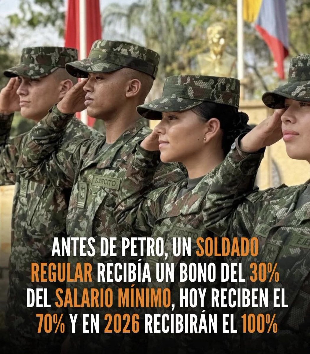 Maicol Cajamarca (@maicajamarca_) on Twitter photo Pero según la extrema derecha opositora, el Presidente <a href="/petrogustavo/">Gustavo Petro</a> odia a las fuerzas militares.
¡Él es el mejor Comandante en Jefe que han podido tener! ✊🏻🇨🇴 Pero según la extrema derecha opositora, el Presidente <a href="/petrogustavo/">Gustavo Petro</a> odia a las fuerzas militares.
¡Él es el mejor Comandante en Jefe que han podido tener! ✊🏻🇨🇴