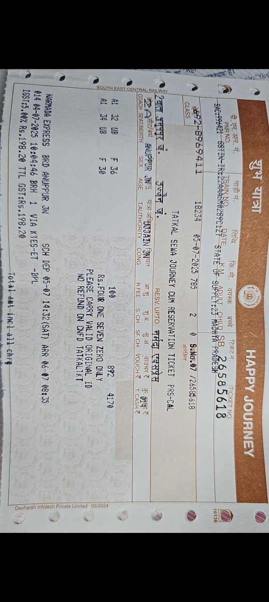 ksh10121's tweet photo. @RailwaySeva @DRMBilaspur https://t.co/t1wEcpUgYI