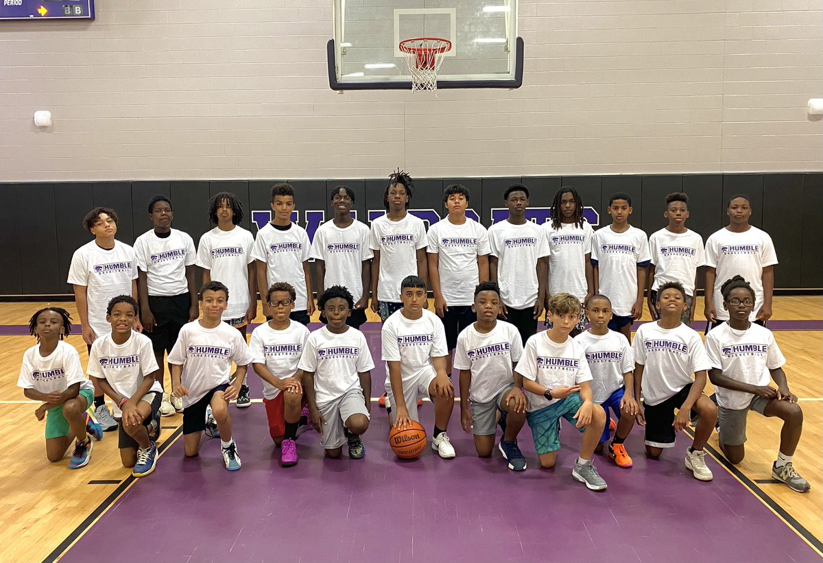 CoachCReid's tweet image. Today wrapped up our 2025 @Humblebball Boys Basketball Camp. This week was awesome with all three age groups being teachable, hard-working, and highly competitive. Thank you to all who participated. We’re excited to see you continue to develop! #CAT100 @HumbleISD_HHS…