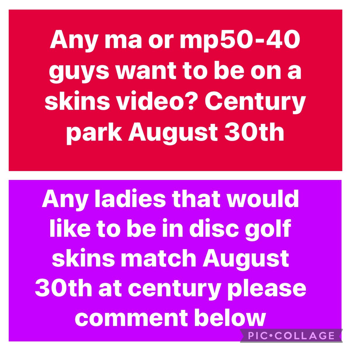 thereitgoes2day's tweet image. Local skins match sounds more like a party! Losers are still winners!
#discgolf