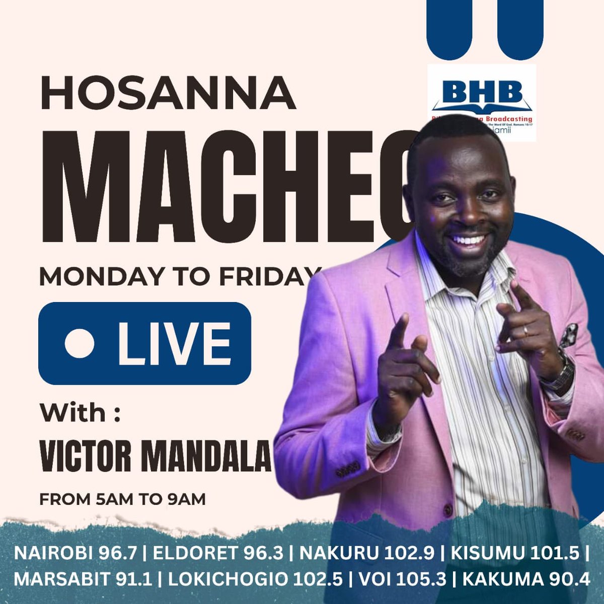 Biblia Husema 96.7fm (@bhusema) on Twitter photo HOSSANA MACHEO:-
Ni Furahidei ...Waefeso 6:2-3... “Waheshimu Baba na mama yako,” hii ndiyo amri ya kwanza ambayo imeongezewa ahadi, yaani, “Upate fanaka na kuishi miaka mingi duniani...”
youtube.com/watch?v=a_7wB2…
#Hossanamacheo <a href="/BHusema/">Biblia Husema 96.7fm</a> @VictoMandalaMC #Himizo HOSSANA MACHEO:-
Ni Furahidei ...Waefeso 6:2-3... “Waheshimu Baba na mama yako,” hii ndiyo amri ya kwanza ambayo imeongezewa ahadi, yaani, “Upate fanaka na kuishi miaka mingi duniani...”
youtube.com/watch?v=a_7wB2…
#Hossanamacheo <a href="/BHusema/">Biblia Husema 96.7fm</a> @VictoMandalaMC #Himizo