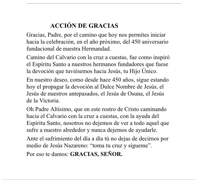Hoy es #viernesdelseñor  #nazarenodeosuna  # gracias señor #450nazarenodeosuna