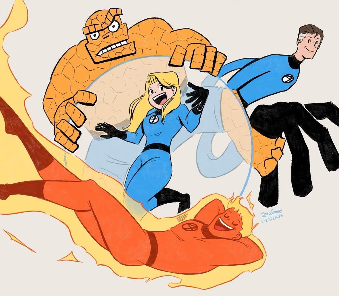 4 Fantastic Four art
4 different artstyles
Which artstyle do you associate with me most? or do you think there's a similarity between all of these? actually… what do you think is uniquely my artstyle?? 🤔
Always curious on what people think my style is cuz honestly… idk