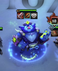 akiyan's tweet image. エグゾハイパーファングコブコ、星1ですごいダメージ出す #TFT #SET14