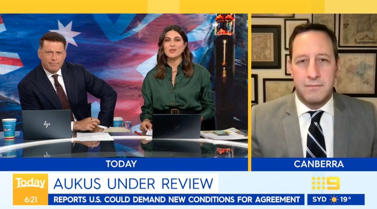 Charles Edel (@charlesedel) on Twitter photo Good getting to talk with <a href="/TheTodayShow/">The Today Show</a>'s Sarah Abo & <a href="/karlstefanovic/">Karl Stefanovic</a> about AUKUS, Prime Minister Albanese's trip to 🇨🇳, and the state of 🇺🇸-🇦🇺 relations. <a href="/CSIS/">CSIS</a> <a href="/AustraliaChair/">CSIS Australia Chair</a> Good getting to talk with <a href="/TheTodayShow/">The Today Show</a>'s Sarah Abo & <a href="/karlstefanovic/">Karl Stefanovic</a> about AUKUS, Prime Minister Albanese's trip to 🇨🇳, and the state of 🇺🇸-🇦🇺 relations. <a href="/CSIS/">CSIS</a> <a href="/AustraliaChair/">CSIS Australia Chair</a>