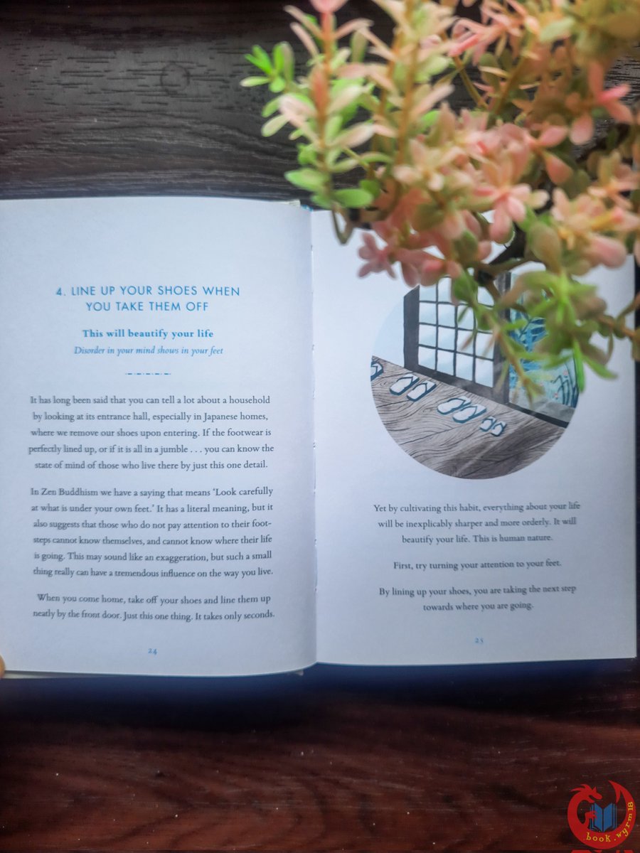 bookwyrm_18's tweet image. Day 4 of Zen Simple Living 🌿
“There’s a Japanese saying: Look carefully at what is under your own feet.”
Task 4: Line up the shoes before entering home. 

Because order outside reflects order within.

#ZenLiving #Day4 #task4 #JapaneseWisdom #MindfulLiving #warmthoughts #zen